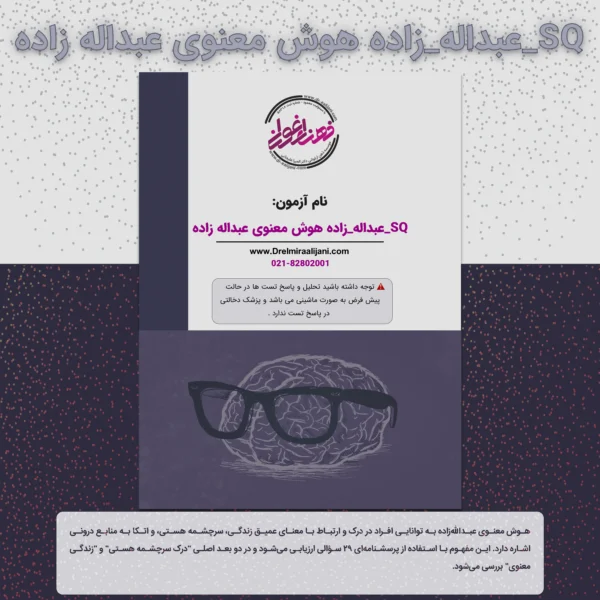 SQ عبداله زاده هوش معنوی عبداله زاده